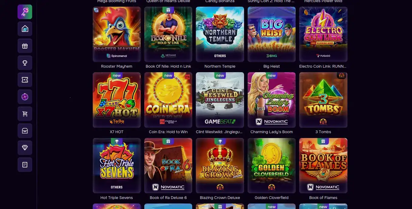 Бонусы и акции в казино Вулкан 24 на экране